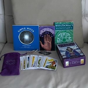 Tarot Card Book Bracelet Bundle Set
